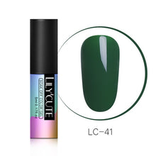 Load image into Gallery viewer, LILYCUTE Series Nail Polish 5ml Purple Red Black Gray Soak Off UV Gel Polish Glue Lacquer Manicure Nail Art Varnish Tool