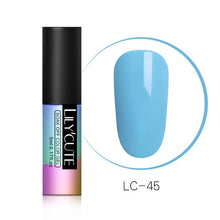 Load image into Gallery viewer, LILYCUTE Series Nail Polish 5ml Purple Red Black Gray Soak Off UV Gel Polish Glue Lacquer Manicure Nail Art Varnish Tool