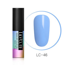 Load image into Gallery viewer, LILYCUTE Series Nail Polish 5ml Purple Red Black Gray Soak Off UV Gel Polish Glue Lacquer Manicure Nail Art Varnish Tool