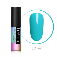 Load image into Gallery viewer, LILYCUTE Series Nail Polish 5ml Purple Red Black Gray Soak Off UV Gel Polish Glue Lacquer Manicure Nail Art Varnish Tool