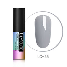 Load image into Gallery viewer, LILYCUTE Series Nail Polish 5ml Purple Red Black Gray Soak Off UV Gel Polish Glue Lacquer Manicure Nail Art Varnish Tool