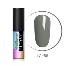 Load image into Gallery viewer, LILYCUTE Series Nail Polish 5ml Purple Red Black Gray Soak Off UV Gel Polish Glue Lacquer Manicure Nail Art Varnish Tool
