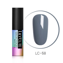 Load image into Gallery viewer, LILYCUTE Series Nail Polish 5ml Purple Red Black Gray Soak Off UV Gel Polish Glue Lacquer Manicure Nail Art Varnish Tool