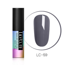 Load image into Gallery viewer, LILYCUTE Series Nail Polish 5ml Purple Red Black Gray Soak Off UV Gel Polish Glue Lacquer Manicure Nail Art Varnish Tool