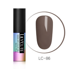 Load image into Gallery viewer, LILYCUTE Series Nail Polish 5ml Purple Red Black Gray Soak Off UV Gel Polish Glue Lacquer Manicure Nail Art Varnish Tool