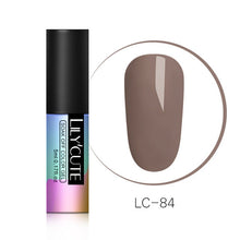 Load image into Gallery viewer, LILYCUTE Series Nail Polish 5ml Purple Red Black Gray Soak Off UV Gel Polish Glue Lacquer Manicure Nail Art Varnish Tool
