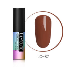 Load image into Gallery viewer, LILYCUTE Series Nail Polish 5ml Purple Red Black Gray Soak Off UV Gel Polish Glue Lacquer Manicure Nail Art Varnish Tool