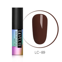 Load image into Gallery viewer, LILYCUTE Series Nail Polish 5ml Purple Red Black Gray Soak Off UV Gel Polish Glue Lacquer Manicure Nail Art Varnish Tool