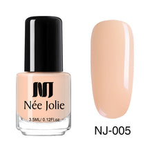 Load image into Gallery viewer, NEE JOLIE Nail Polish Coffee Gray Red Series Nail Varnich Pure Nail Color Nail Art Polish Lacquer Decoration 7.5ml 3.5ml