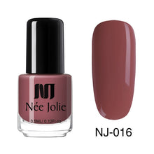 Load image into Gallery viewer, NEE JOLIE Nail Polish Coffee Gray Red Series Nail Varnich Pure Nail Color Nail Art Polish Lacquer Decoration 7.5ml 3.5ml