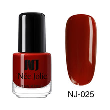 Load image into Gallery viewer, NEE JOLIE Nail Polish Coffee Gray Red Series Nail Varnich Pure Nail Color Nail Art Polish Lacquer Decoration 7.5ml 3.5ml