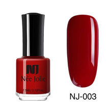 Load image into Gallery viewer, NEE JOLIE Nail Polish Coffee Gray Red Series Nail Varnich Pure Nail Color Nail Art Polish Lacquer Decoration 7.5ml 3.5ml