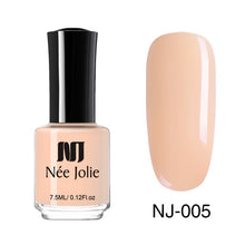 Load image into Gallery viewer, NEE JOLIE Nail Polish Coffee Gray Red Series Nail Varnich Pure Nail Color Nail Art Polish Lacquer Decoration 7.5ml 3.5ml