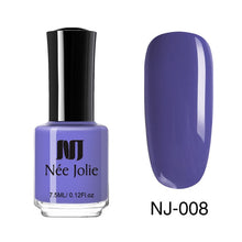 Load image into Gallery viewer, NEE JOLIE Nail Polish Coffee Gray Red Series Nail Varnich Pure Nail Color Nail Art Polish Lacquer Decoration 7.5ml 3.5ml