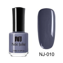 Load image into Gallery viewer, NEE JOLIE Nail Polish Coffee Gray Red Series Nail Varnich Pure Nail Color Nail Art Polish Lacquer Decoration 7.5ml 3.5ml