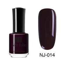 Load image into Gallery viewer, NEE JOLIE Nail Polish Coffee Gray Red Series Nail Varnich Pure Nail Color Nail Art Polish Lacquer Decoration 7.5ml 3.5ml