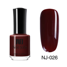 Load image into Gallery viewer, NEE JOLIE Nail Polish Coffee Gray Red Series Nail Varnich Pure Nail Color Nail Art Polish Lacquer Decoration 7.5ml 3.5ml