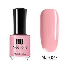 Load image into Gallery viewer, NEE JOLIE Nail Polish Coffee Gray Red Series Nail Varnich Pure Nail Color Nail Art Polish Lacquer Decoration 7.5ml 3.5ml