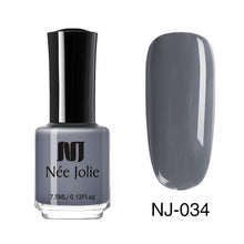 Load image into Gallery viewer, NEE JOLIE Nail Polish Coffee Gray Red Series Nail Varnich Pure Nail Color Nail Art Polish Lacquer Decoration 7.5ml 3.5ml
