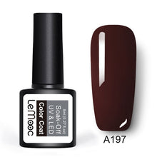 Load image into Gallery viewer, LEMOOC 8ml Color Nail Gel Polish 50 Colors Soak Off LED UV Gel Pumpkin Color Nail Varnish Long Lasting Nail Art Lacquer