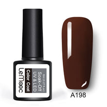 Load image into Gallery viewer, LEMOOC 8ml Color Nail Gel Polish 50 Colors Soak Off LED UV Gel Pumpkin Color Nail Varnish Long Lasting Nail Art Lacquer