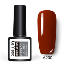 Load image into Gallery viewer, LEMOOC 8ml Color Nail Gel Polish 50 Colors Soak Off LED UV Gel Pumpkin Color Nail Varnish Long Lasting Nail Art Lacquer