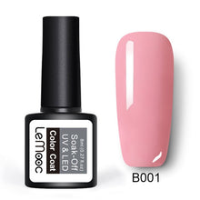 Load image into Gallery viewer, LEMOOC 8ml Color Nail Gel Polish 50 Colors Soak Off LED UV Gel Pumpkin Color Nail Varnish Long Lasting Nail Art Lacquer
