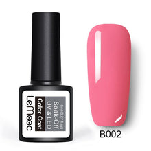 Load image into Gallery viewer, LEMOOC 8ml Color Nail Gel Polish 50 Colors Soak Off LED UV Gel Pumpkin Color Nail Varnish Long Lasting Nail Art Lacquer