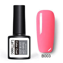 Load image into Gallery viewer, LEMOOC 8ml Color Nail Gel Polish 50 Colors Soak Off LED UV Gel Pumpkin Color Nail Varnish Long Lasting Nail Art Lacquer