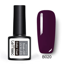 Load image into Gallery viewer, LEMOOC 8ml Color Nail Gel Polish 50 Colors Soak Off LED UV Gel Pumpkin Color Nail Varnish Long Lasting Nail Art Lacquer