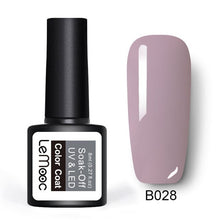 Load image into Gallery viewer, LEMOOC 8ml Color Nail Gel Polish 50 Colors Soak Off LED UV Gel Pumpkin Color Nail Varnish Long Lasting Nail Art Lacquer