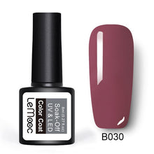 Load image into Gallery viewer, LEMOOC 8ml Color Nail Gel Polish 50 Colors Soak Off LED UV Gel Pumpkin Color Nail Varnish Long Lasting Nail Art Lacquer