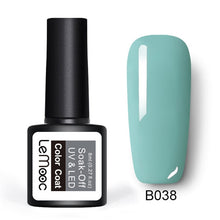 Load image into Gallery viewer, LEMOOC 8ml Color Nail Gel Polish 50 Colors Soak Off LED UV Gel Pumpkin Color Nail Varnish Long Lasting Nail Art Lacquer