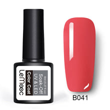 Load image into Gallery viewer, LEMOOC 8ml Color Nail Gel Polish 50 Colors Soak Off LED UV Gel Pumpkin Color Nail Varnish Long Lasting Nail Art Lacquer
