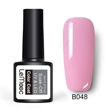 Load image into Gallery viewer, LEMOOC 8ml Color Nail Gel Polish 50 Colors Soak Off LED UV Gel Pumpkin Color Nail Varnish Long Lasting Nail Art Lacquer
