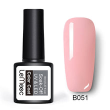 Load image into Gallery viewer, LEMOOC 8ml Color Nail Gel Polish 50 Colors Soak Off LED UV Gel Pumpkin Color Nail Varnish Long Lasting Nail Art Lacquer
