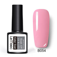 Load image into Gallery viewer, LEMOOC 8ml Color Nail Gel Polish 50 Colors Soak Off LED UV Gel Pumpkin Color Nail Varnish Long Lasting Nail Art Lacquer
