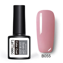 Load image into Gallery viewer, LEMOOC 8ml Color Nail Gel Polish 50 Colors Soak Off LED UV Gel Pumpkin Color Nail Varnish Long Lasting Nail Art Lacquer