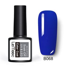 Load image into Gallery viewer, LEMOOC 8ml Color Nail Gel Polish 50 Colors Soak Off LED UV Gel Pumpkin Color Nail Varnish Long Lasting Nail Art Lacquer