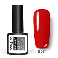 Load image into Gallery viewer, LEMOOC 8ml Color Nail Gel Polish 50 Colors Soak Off LED UV Gel Pumpkin Color Nail Varnish Long Lasting Nail Art Lacquer