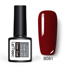 Load image into Gallery viewer, LEMOOC 8ml Color Nail Gel Polish 50 Colors Soak Off LED UV Gel Pumpkin Color Nail Varnish Long Lasting Nail Art Lacquer