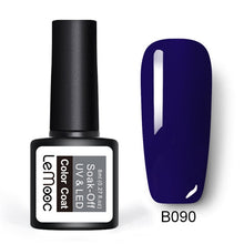 Load image into Gallery viewer, LEMOOC 8ml Color Nail Gel Polish 50 Colors Soak Off LED UV Gel Pumpkin Color Nail Varnish Long Lasting Nail Art Lacquer