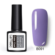 Load image into Gallery viewer, LEMOOC 8ml Color Nail Gel Polish 50 Colors Soak Off LED UV Gel Pumpkin Color Nail Varnish Long Lasting Nail Art Lacquer