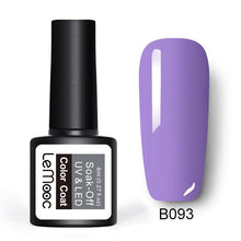 Load image into Gallery viewer, LEMOOC 8ml Color Nail Gel Polish 50 Colors Soak Off LED UV Gel Pumpkin Color Nail Varnish Long Lasting Nail Art Lacquer