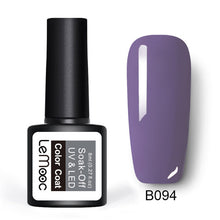 Load image into Gallery viewer, LEMOOC 8ml Color Nail Gel Polish 50 Colors Soak Off LED UV Gel Pumpkin Color Nail Varnish Long Lasting Nail Art Lacquer