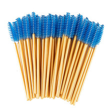 Load image into Gallery viewer, zwellbe New Good Quality Disposable 50 Pcs/Pack Eyelash Eye Lash Makeup Brush Mini Mascara Wands Brush Eyelash Extension Tool