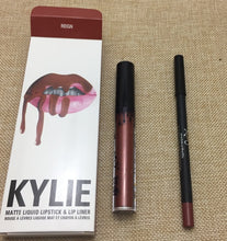 Load image into Gallery viewer, 2018 hot new KYLIE matte lipstick+lips pencil makeup lasting waterproof liquid lip gloss kilie lipstick kyliejenner lip
