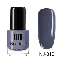 Load image into Gallery viewer, NEE JOLIE 3.5ml Black White Color Nail Polish Chameleon Effect Nail Art Lacquer Pearl Matte Nail Varnish Manicure for Nail Art
