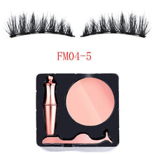 Load image into Gallery viewer, Waterproof EyeLiner Liquid Magnetic Eyeliner Quick dry Eye liner Set Easy To Wear Makeup Cosmetic Rose Gold bottle Eye Liner
