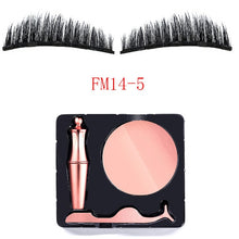 Load image into Gallery viewer, Waterproof EyeLiner Liquid Magnetic Eyeliner Quick dry Eye liner Set Easy To Wear Makeup Cosmetic Rose Gold bottle Eye Liner
